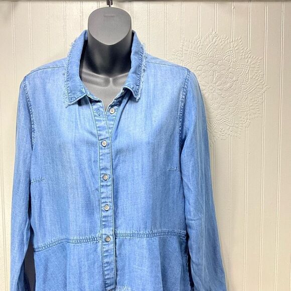 SIDE STITCH 100% Lyocell Long Sleeve Shirt - Picture 2 of 5